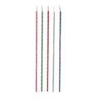 Velas largas de colores x 20 unid