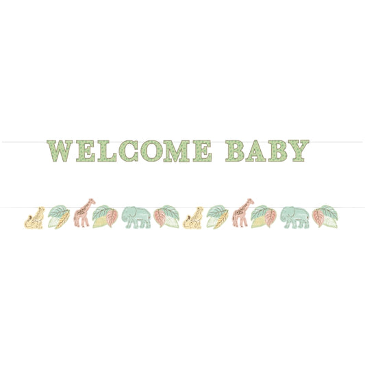 Guirnalda Welcome Baby Safari Bebé x 2 UND