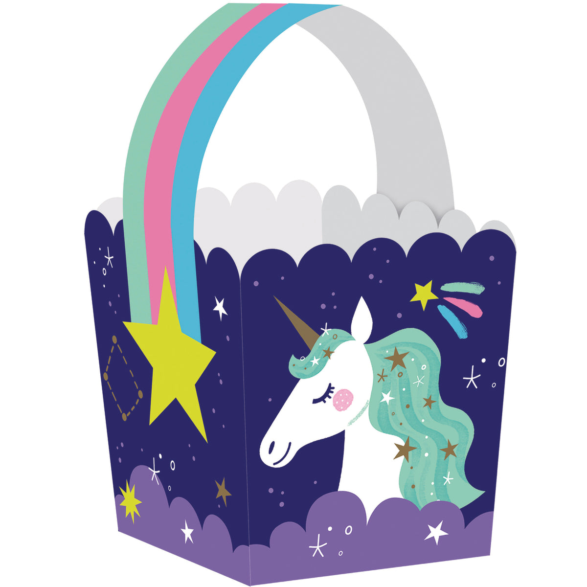 caja para sorpresas de fiesta infantil unicornio para niñas