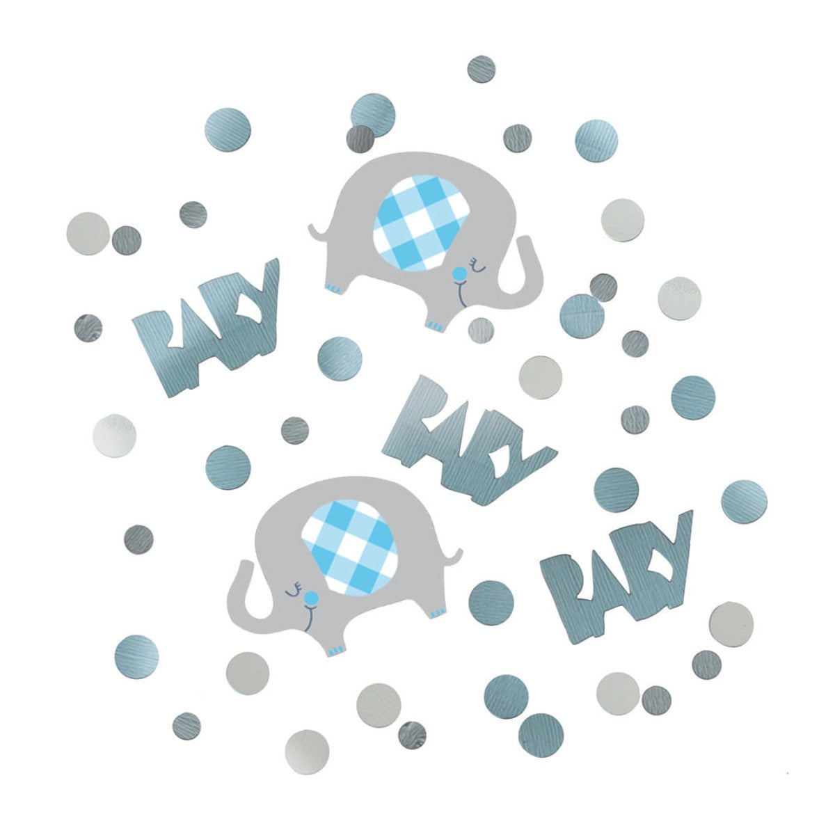 Confeti Baby Shower Boy Elefante