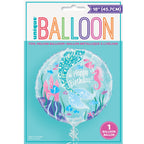 Globo foil sirena brillante x 1 UND