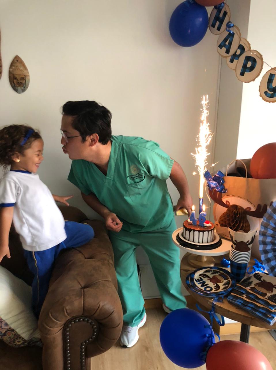 Banner Feliz cumpleaños Alce escocés x 1 UND