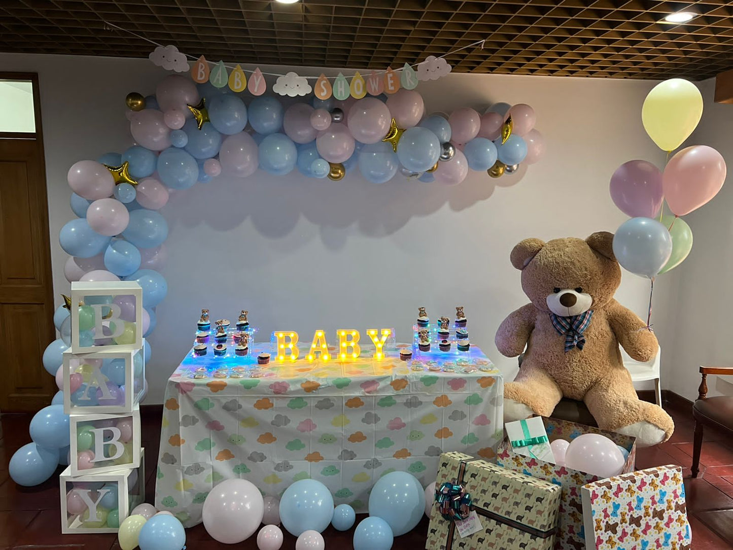 Kit de Fiesta Arcoiris Nubes