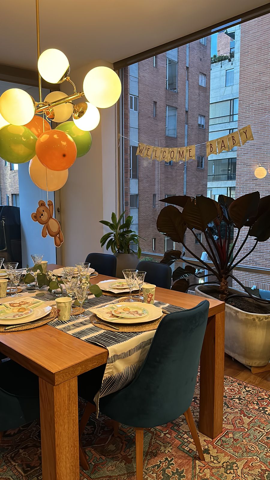 Kit de fiesta Baby Shower Oso Teddy