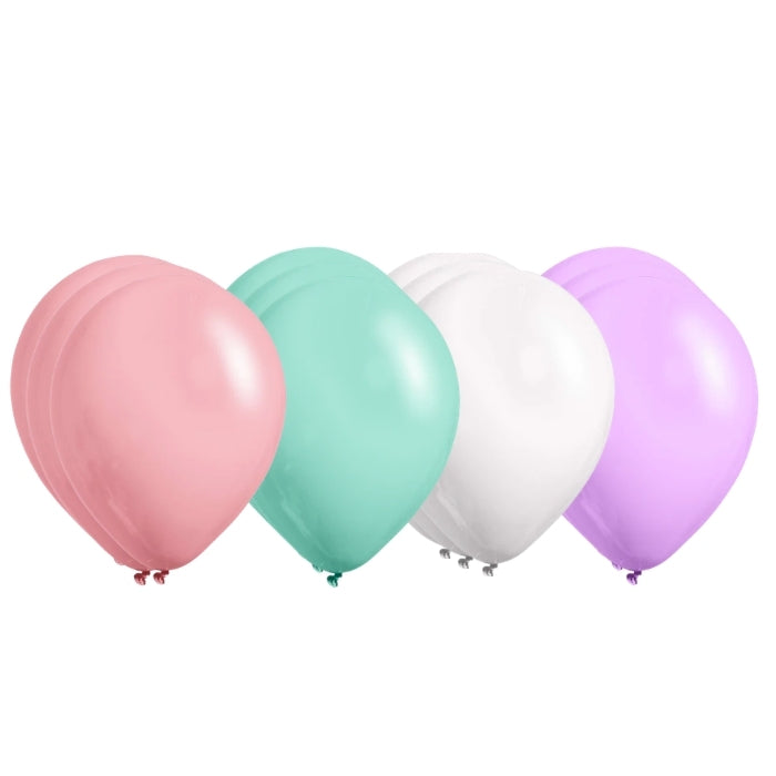 Globos tonos pastel rosa mate R12 x12 UND | Toque Final