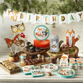 kit de decoracion de fiesta animalitos para primer cumpleaños 1 añito