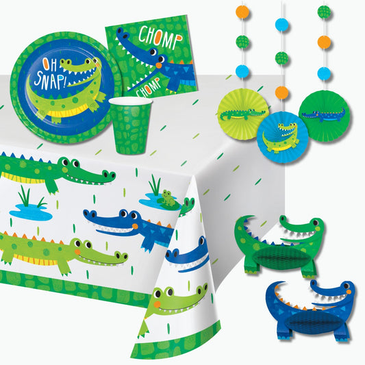 Kit de fiesta infantil Cocodrilo