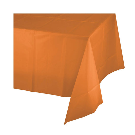 mantel plastico rectangular naranja