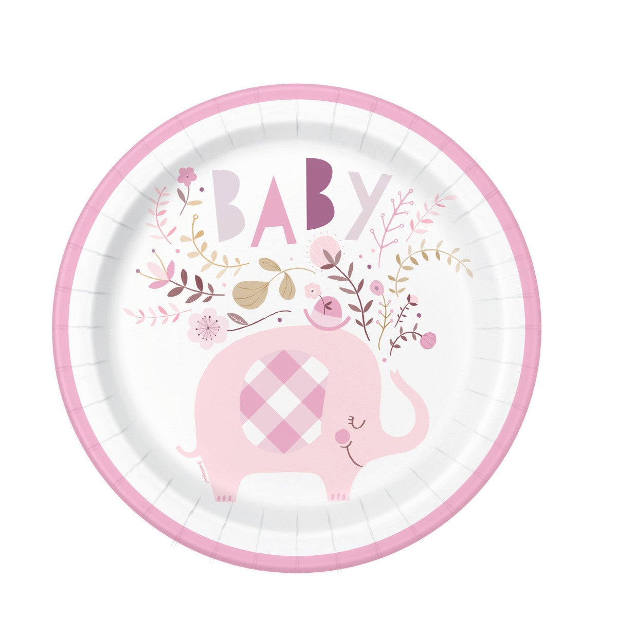platos desechables baby shower niña