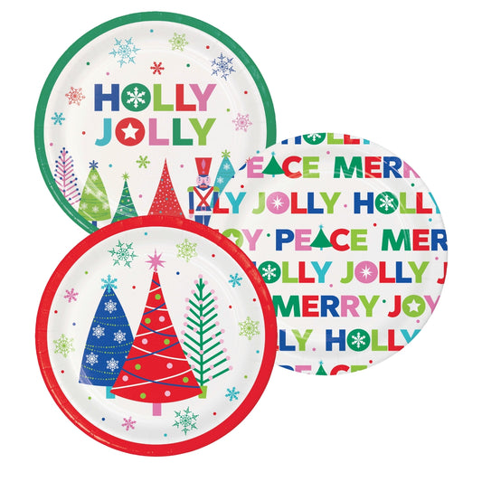 platos diseños de navidad modernos