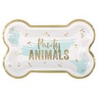platos desechables para fiesta de perritos, mascotas, decoracion celebracion cumpleaños niños y mascotas