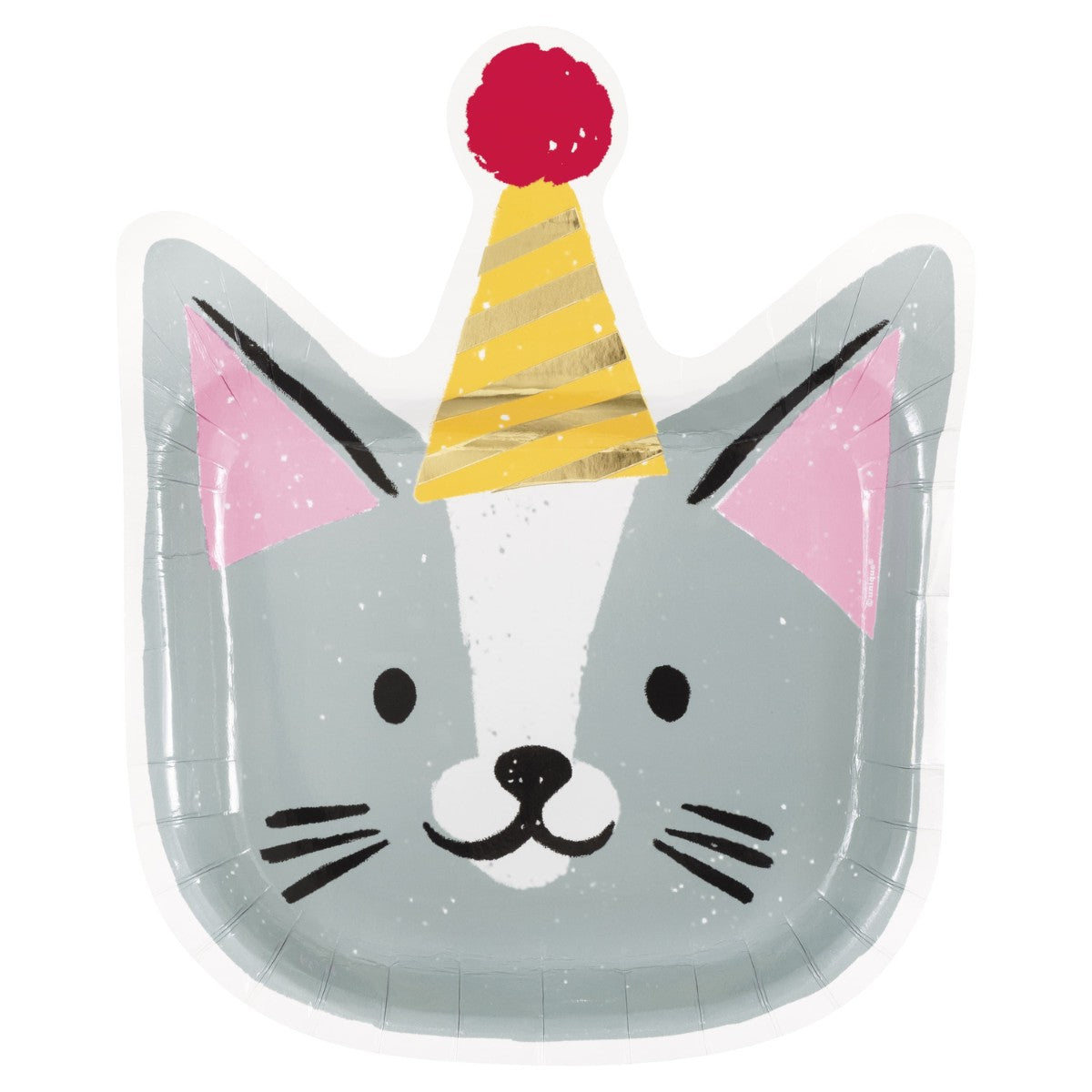 Platos Forma Gato Fiesta 25.4cm x 8 UND
