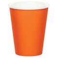 Vasos 9 oz. unicolor naranja x 8 UND