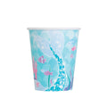 Vasos Fiesta Sirena Brillante 9oz x 8 UND